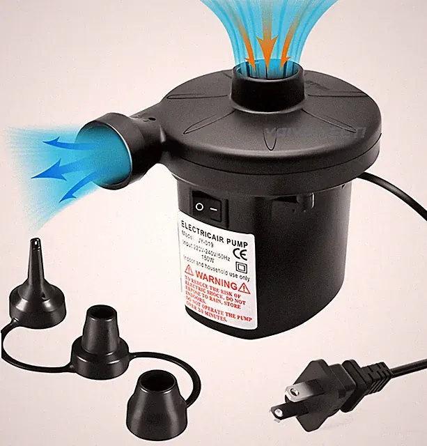 Electric Air Pump for Inflatable Air Mattress Bed Boat Couch Pool Toy Raft Float