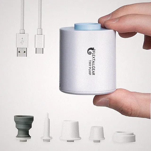 Portable Air Pump for Inflatables Mini Handheld Battery Operated Rechargeable