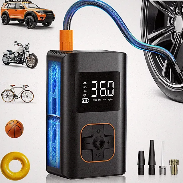 Ripom Tire Inflator Portable Air Compressor - 150 Psi Portable Air Pump For Car